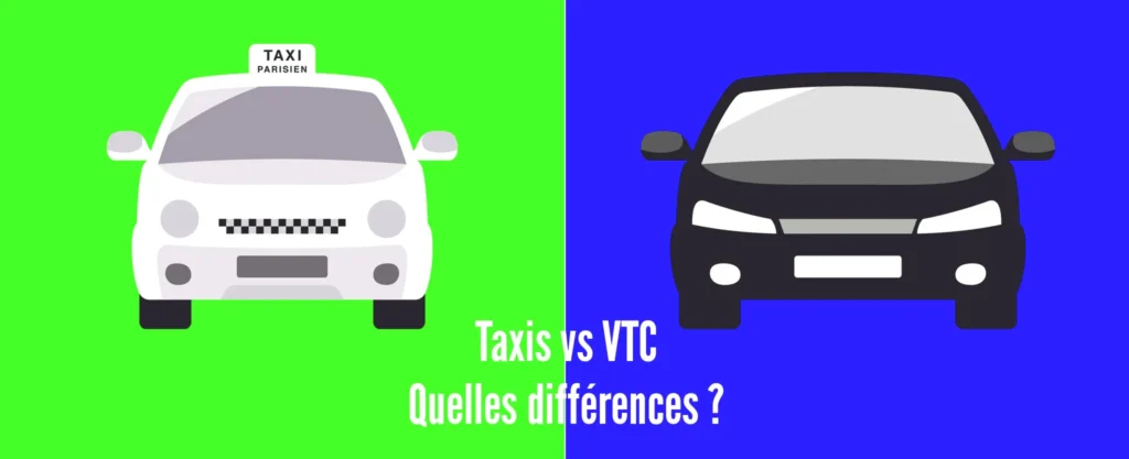 Les différences entre un taxi et un service de VTC à Paris